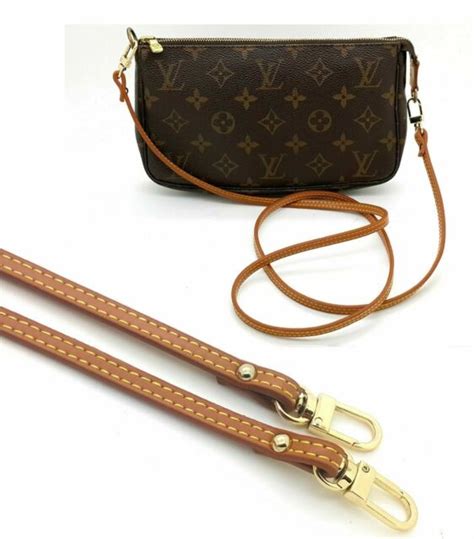 louis vuitton pochette strap replacement|louis vuitton handbag replacement straps.